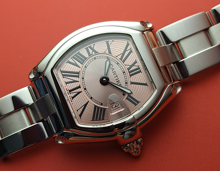 Cartier Roadster Pink Wristwatch Ref. W62017V3